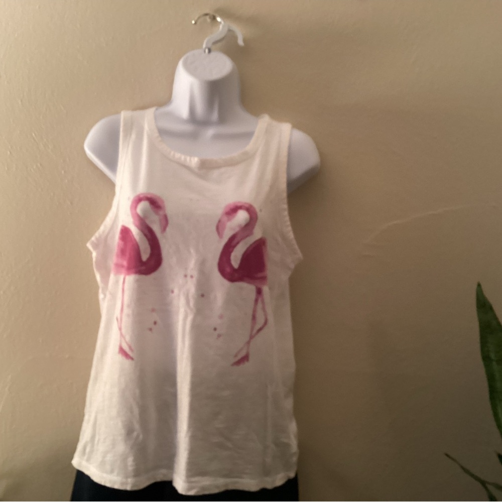 Lucky Brand Flamingo Print Tank Top - Picture 8 of 11